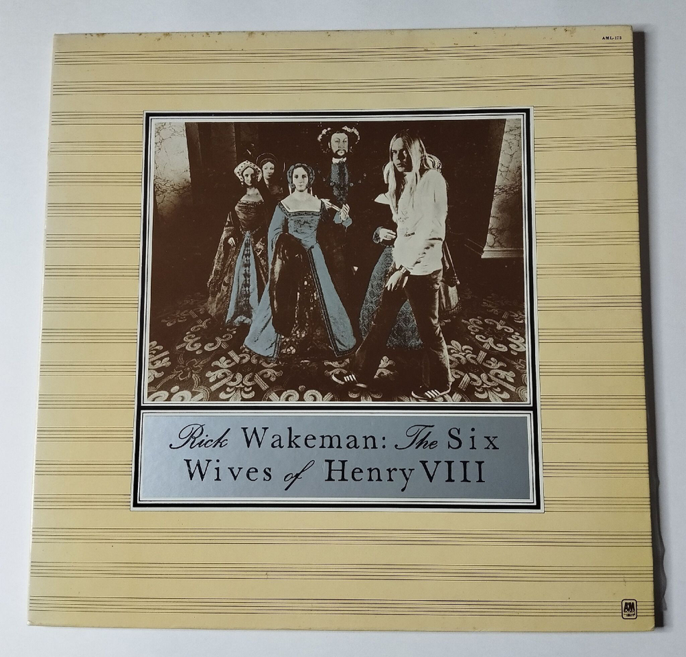 Винтажная виниловая пластинка LP Rick Wakeman The Six Wives Of Henry VIII (Japan 1973) (No Obi) Jane Seymour