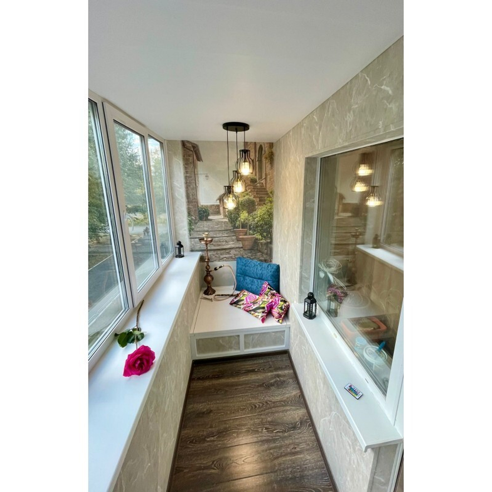 Ламинированная панель ПВХ ВЕК Харлей серый 2700х375мм