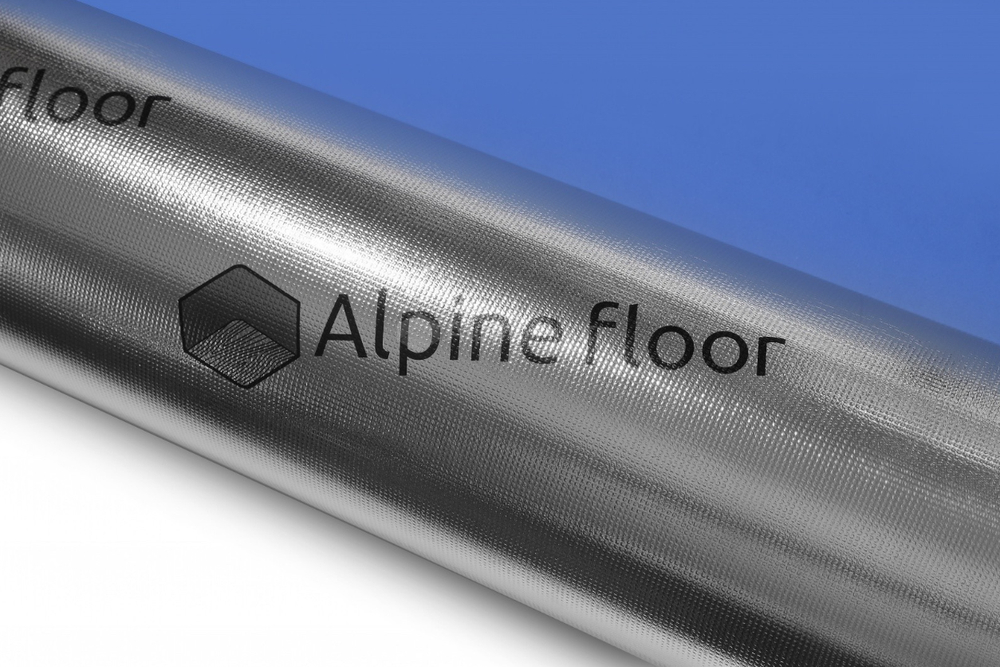 Подложка ALPINE FLOOR Silver Foil Blue EVA