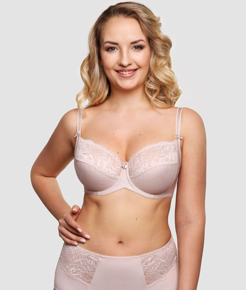 Бюстгальтер с мягкой чашкой с эффектом тиснения (Размер: 95D) (Цвет: черный)