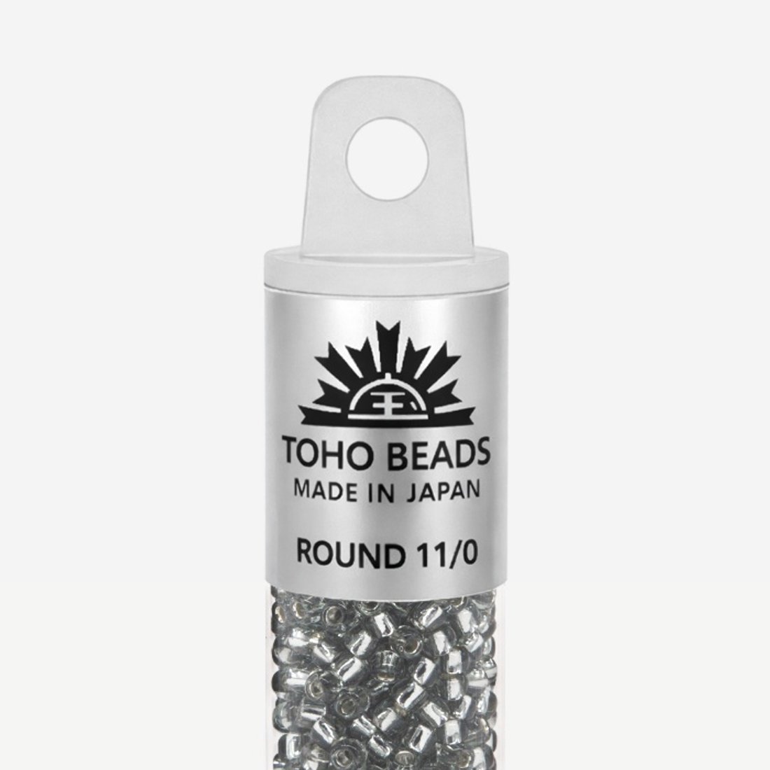 Японский бисер TOHO Round 11/0 (№29), с внутренним серебрением, прозрачный