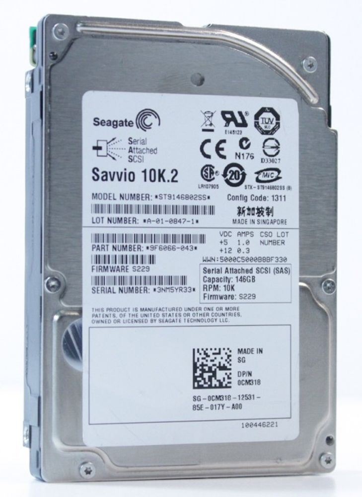 Жесткий диск Seagate SFF SAS 146Gb 10K 2.5 9F6066-035