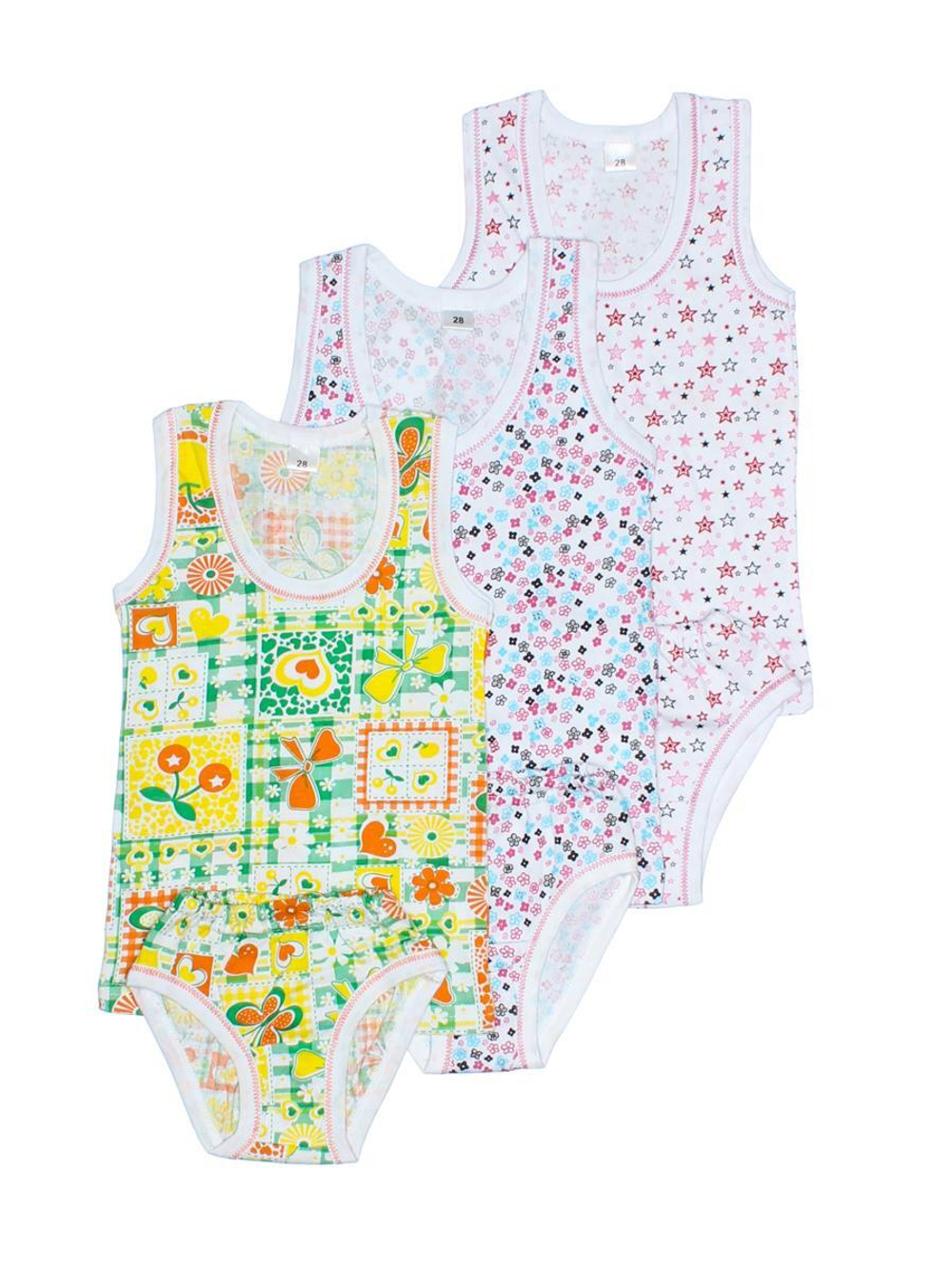 Комплект майка+трусы для девочек "Figures" SM243 р.92 Мультиколор, 1 шт.