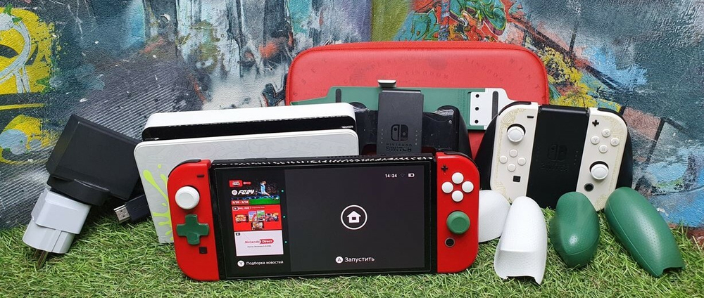 Nintendo Switch OLED + flash 256Gb