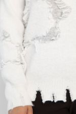 Свитер рваный Наиль (белый) Б14420-13М LT Collection