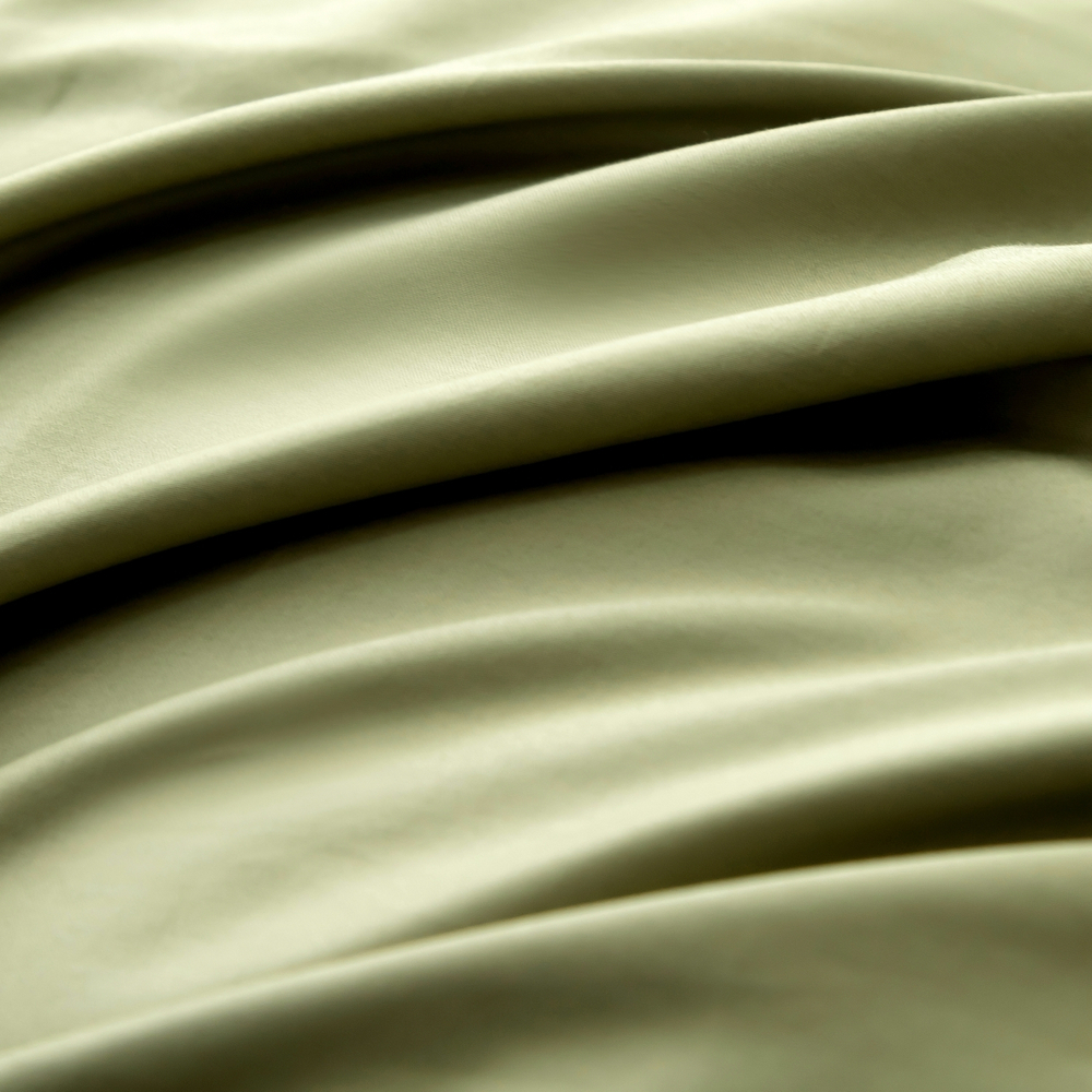 Комплект постельного белья Однотонный Сатин Премиум широкий кант OCPK029