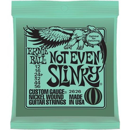 Струны для электрогитары 12-56 ERNIE BALL 2626 Nickel Wound Slinky Not Even