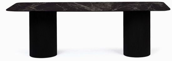 Обеденный стол Elan 230х100 черный керамика