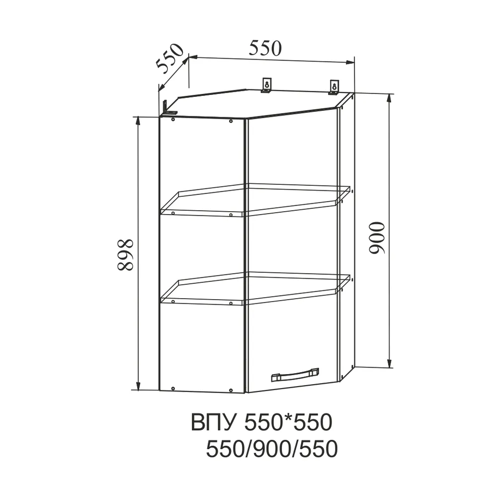 Лофт Бетон светлый ВПУ 550