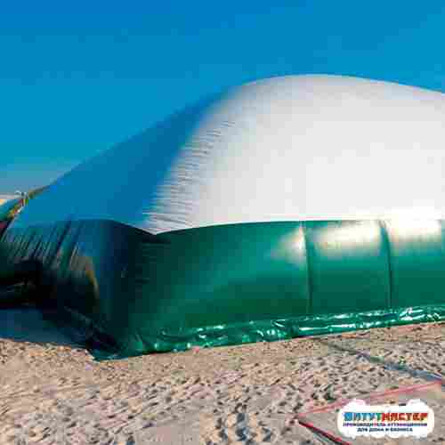 Надувной манеж для ледового катка «Север», 56×26×13 м