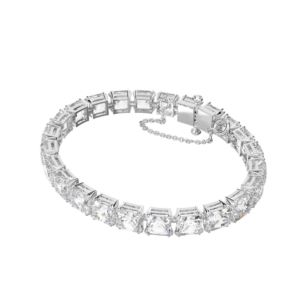 MILLENIA:BRACELET S SQR WHITE/RHS