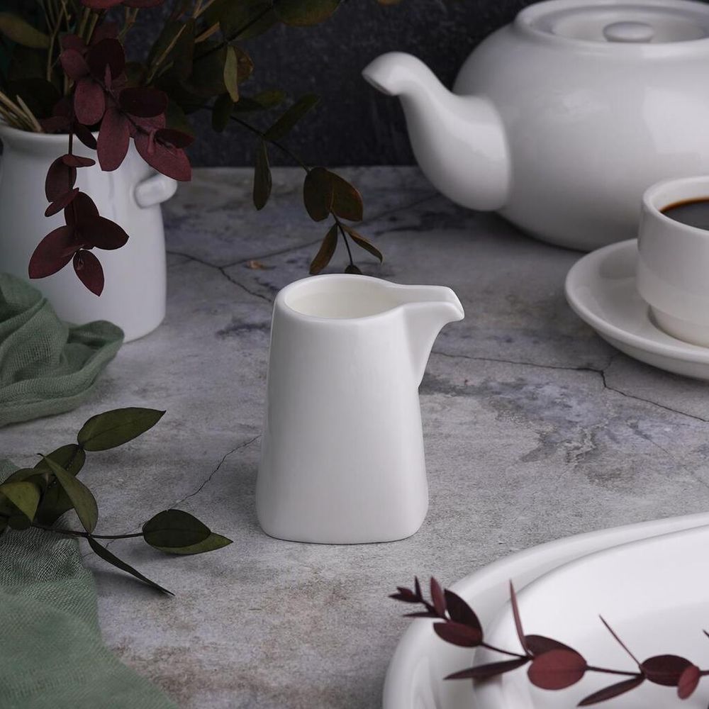 Соусник молочник 55 мл 4,8*4,9 см h6,4 см белый фарфор NEW P.L. Proff Cuisine [12]