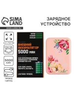 Зарядное устройство «Цветы», 5000мА
