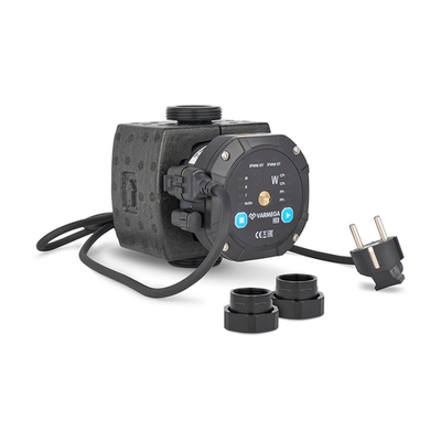 Циркуляционный энергоэффективный насос Varmega VMCP03 2E 25/60 130 мм, с гайками и термоизоляцией