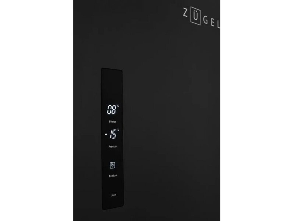 Холодильник Zugel ZRCD430B Full No Frost черный