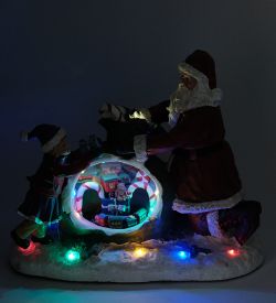 XM-763 Новогодняя миниатюра с подсветкой