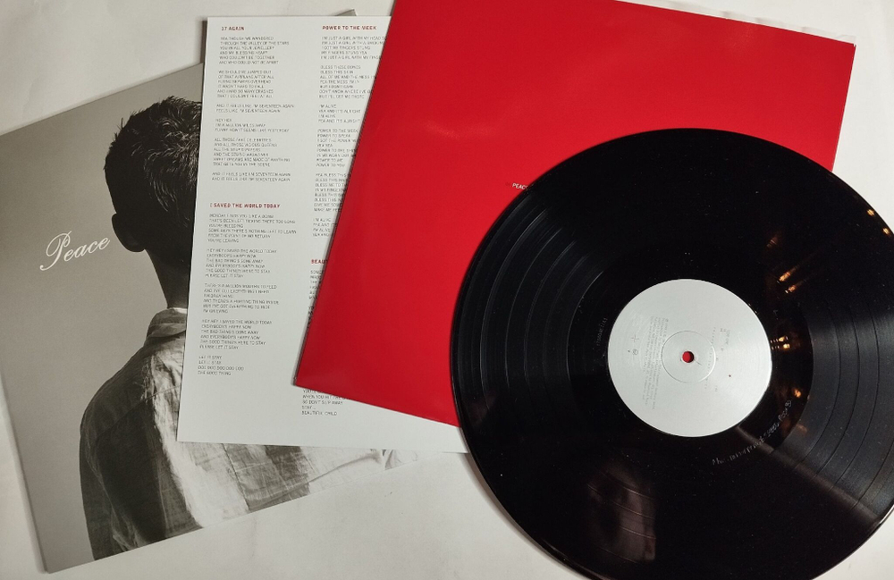 Винтажная виниловая пластинка LP Eurythmics Peace (EU 2018)