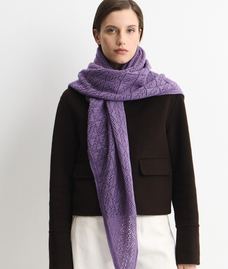 Женская косынка DBR 0045 фиолетовый