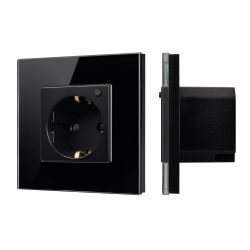 Розетка электрическая с Zigbee управлением SCT-OMALI-EUZB1-PL-BK (240V, 16A, Zigbee) (Arlight, -) 050216