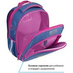 Ранец Berlingo Expert Light Funny owl 38х28х15см, 3 отд., с анатомической спинкой