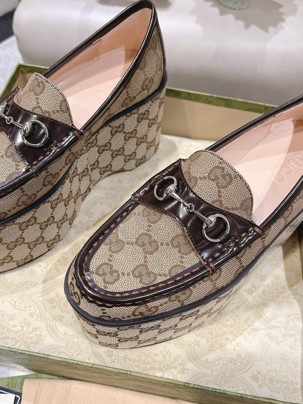 Gucci Horsebit Platform Loafer