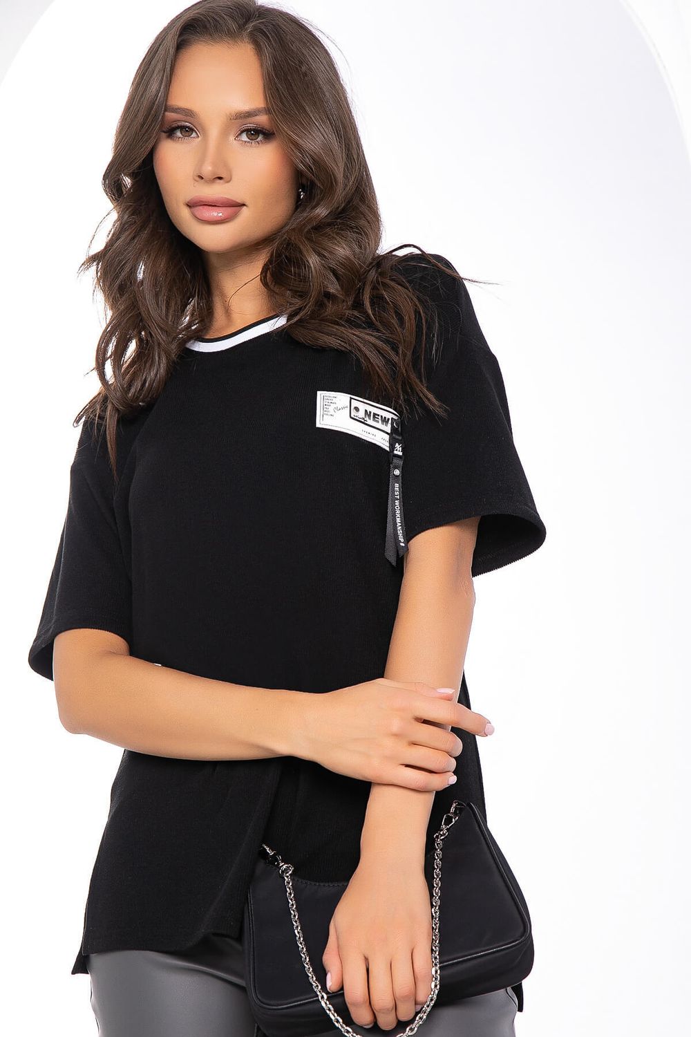 Джемпер "Ника" (черный) Б8337 LT Collection