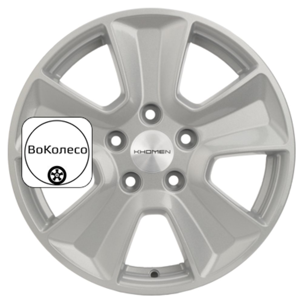 6,5x16/5x114,3 ET50 D66,1 KHW1601 (Renault/Nissan) F-Silver Khomen Wheels