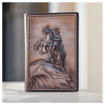 Кожаная обложка на паспорт «Городские мотивы»