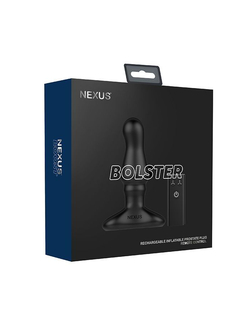 Черный вибростимулятор простаты Nexus Bolster - 12,3 см.