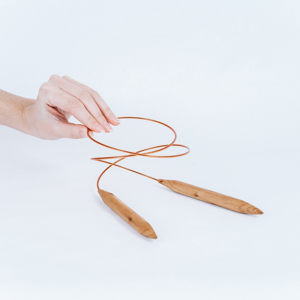 Деревянные круговые спицы для вязания из дерева вишня 13.5 мм. N23