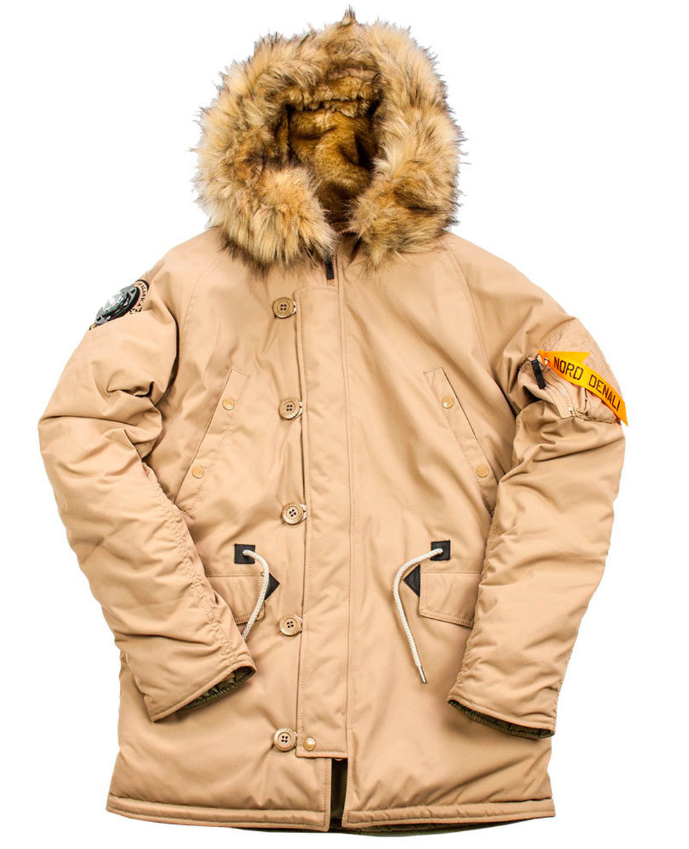 Куртка Аляска Oxford Nord Denali (бежевая - tiger eye)