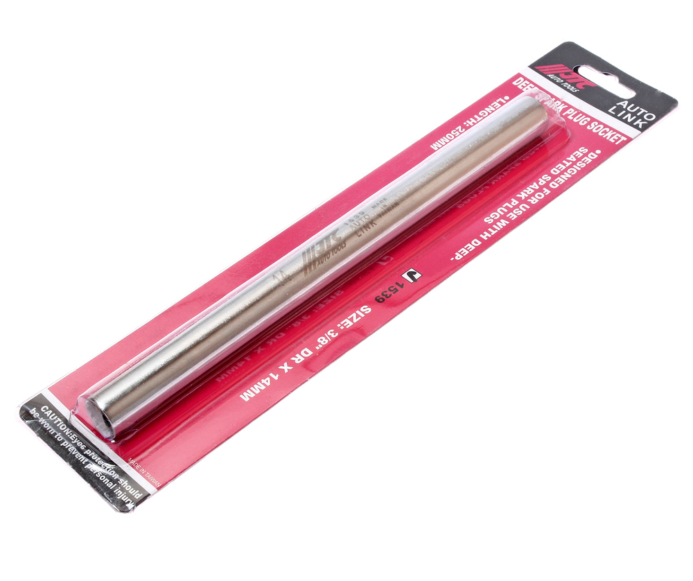 Головка свечная 3/8" 14мм 12-ти гранная глубокая L=250мм JTC