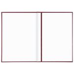 Папка адресная бумвинил "НА ПОДПИСЬ", А4, бордовая, индивидуальная упаковка, STAFF "Basic", 129577