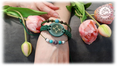 Браслет женский "Целебник" из паракорда