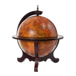 Глобус-бар "Alfeo" настольный, сфера 33 см. JG-33040-RR00