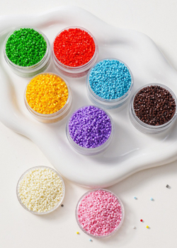 Бисер цилиндрический 1.6 мм. Набор 6 цветов по 5 гр.