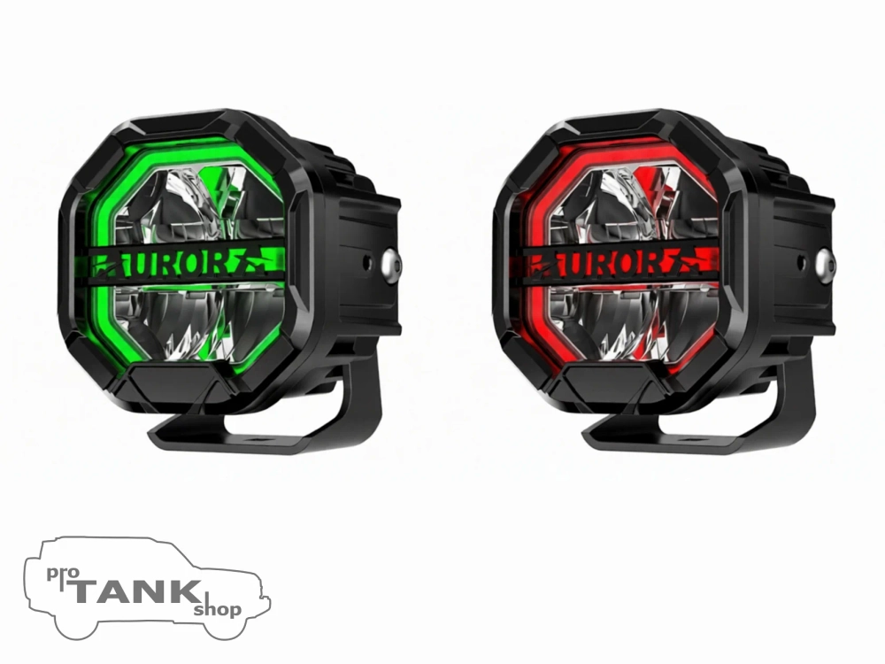Фара AURORA АLO-W-4-R12Т3-Q-АPР 4" 40W RGB