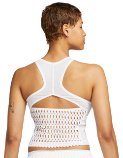 Женский топ теннисный Nike Court Dri-Fit Slam Tennis Tank Top - белый