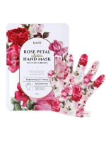 KOELF - МАСКА - ПЕРЧАТКИ С ЭКСТРАКТОМ РОЗЫ KOELF ROSE PETAL SATIN HAND MASK