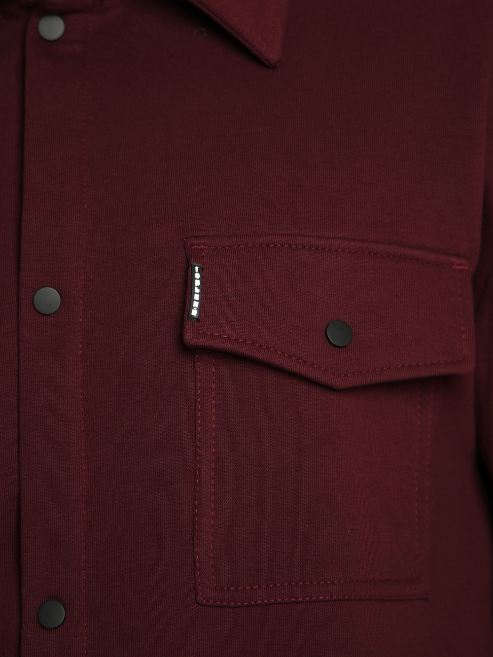 Рубашка трикотажная Город Горький бордо бордовая красная