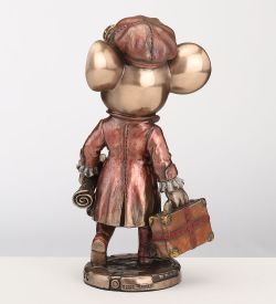 Veronese WS-1359 Статуэтка в стиле Стимпанк «Мышь-путешественница»