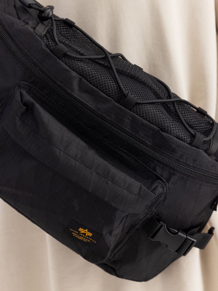 Сумка Alpha Industries Combat Waist Bag Black (Черный)