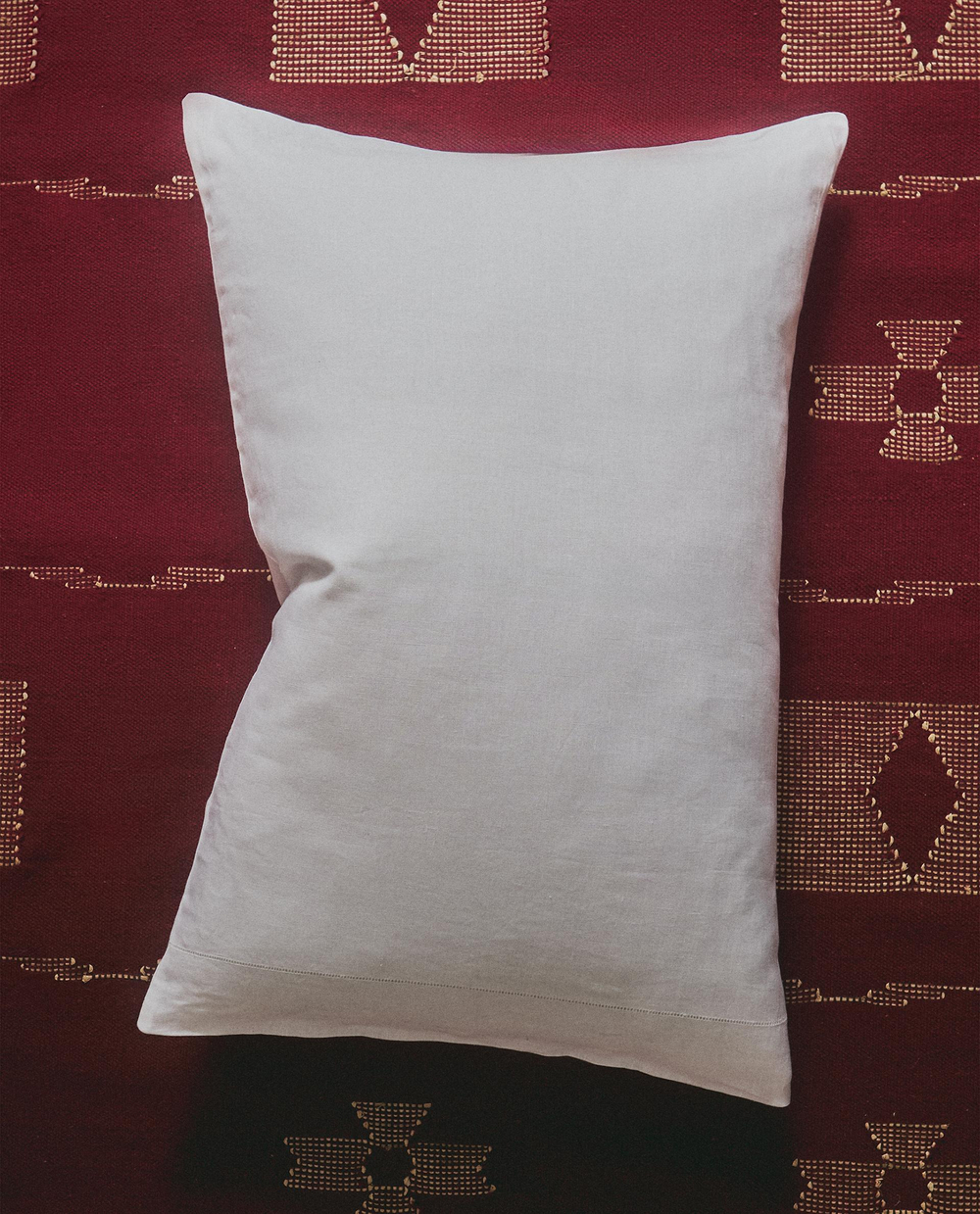 Наволочка Zara Home хлопок, лён 100%, однотонный, 6116/091