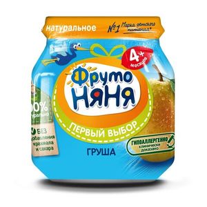 ПЮРЕ ФРУТОНЯНЯ ГРУША 100ГР