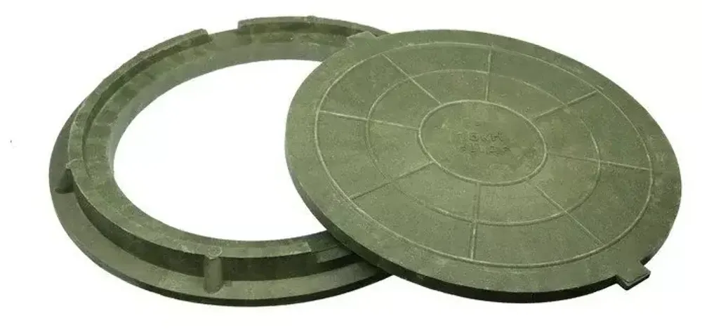 Люк полимерпесчаный легкий (1,5 тн) зеленый