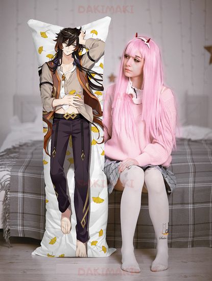 Дакимакура Чжун Ли Геншин арт. 0932