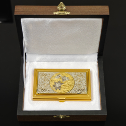 Визитница (Златоуст) "Цветы"