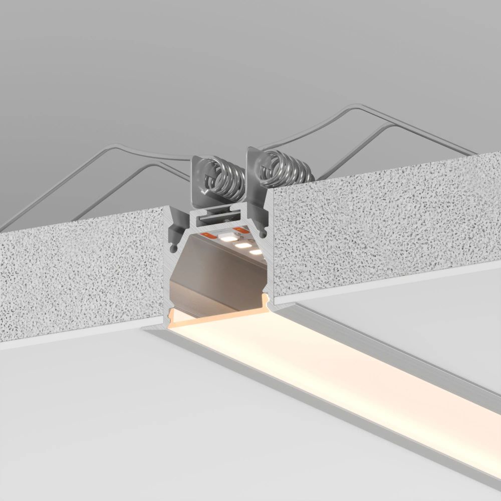 Профиль LINIA25-F-2000 ANOD (Arlight, Алюминий) 053805