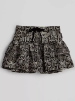 Юбка-шорты питоновая спортивная для девочки