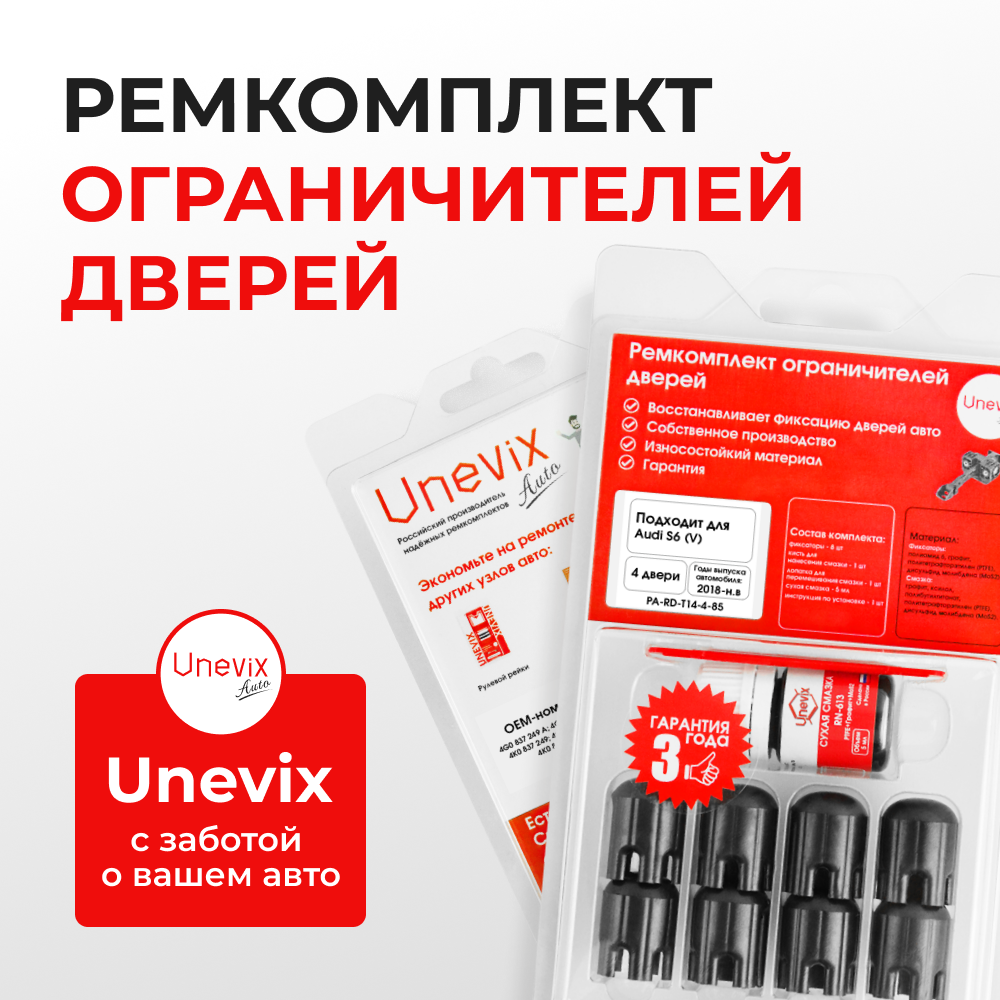 Ремкомплект ограничителей дверей Audi RS6 (V) 8Y (4 двери, тип 14) 2020-2022